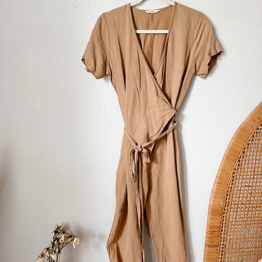 Sotela Tan Jumpsuit